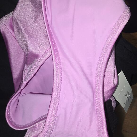 L'Agence Leila Halter One Piece Swimsuit in Lilac Gold Chain Underwire S NEW - Picture 7 of 9